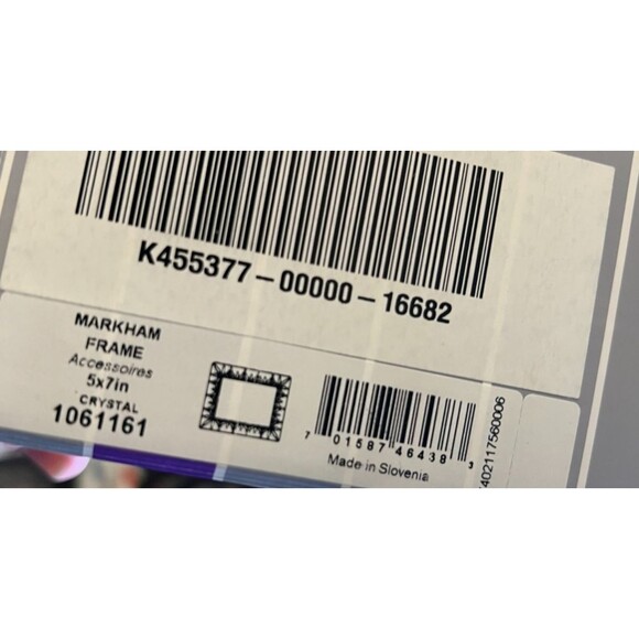 Marquis Waterford Crystal Markham 5x7 Picture Photo Frame Landscape NEW w/Box - Picture 7 of 7